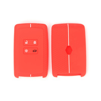 Pour Renault Kolega Smart couverture de clé de voiture à 4 boutons sac de clé en Silicone de protection pour accessoire de clé Espace Kolega