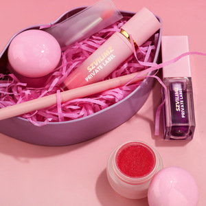 Masker bibir hidrasi dan Scrub <span class=keywords><strong>Set</strong></span> lipstik cair pensil garis Label pribadi grosir Kit Gloss minyak bibir buah - Product Image 3