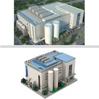 Modelo de Bloques de Construcción Personalizados para Arquitectura Empresarial, Exhibición de Productos, Marca de Máquinas, Regalo Corporativo, Fábrica OEM ODM