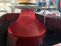 Filets plats à mailles d'élevage de volailles en plastique PE Machine de fabrication de filets simples en plastique à mailles diamantées carrées pour l'aquaculture
