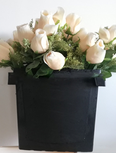 Boutique de fleurs de pépinière seau à fleurs sèches <span class=keywords><strong>en</strong></span> eau profonde seau à fleurs <span class=keywords><strong>en</strong></span> plastique pour le réveil seau à tournesols - Product Image 3
