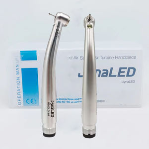 Handpiece dental LED rápido Handpiece auto-alimentado turbina de ar Contra ângulo 2/4 furos de alta velocidade Handpiece dental - Product Image 1