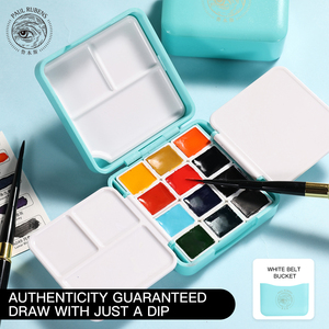 Rubens Factory verbessert Aquarellfarben-Reiseset, kundenspezifische Anpassung, Großhandel, hochwertige Aquarellfarben - Product Image 6