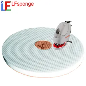 20'' 16kgs/m3 Melamine sponge with scouring pad marble cleaning polishing floor cleaning pad wash machine melamine floor pad