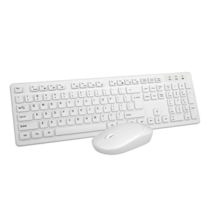 Nhà Máy bán hàng trực tiếp nhà văn phòng máy tính xách tay Máy tính để bàn không dây bàn phím chuột đặt 2.4G màng hoạt động màu sô cô la nguồn - Product Image 3