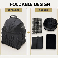 Nouveau panier arrière de vélo pour animaux de compagnie, lit multifonctionnel portable pour animaux, sac de transport pour animaux, accessoire de vélo pour chats, chiens, fournitures pour animaux de compagnie