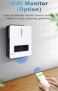 Système solaire hybride hors réseau monophasé 3,6 kW 24 VDC 3,6 kVA 3 kVA 3600 watts avec contrôleur MPP 120 A - Product Image 4