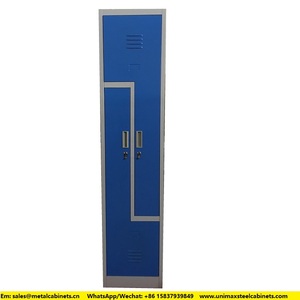 Style industriel <span class=keywords><strong>vestiaire</strong></span> étroit Fitness métal Z porte salle de sport casier <span class=keywords><strong>2</strong></span> personnes armoire de rangement armoire placard - Product Image 3