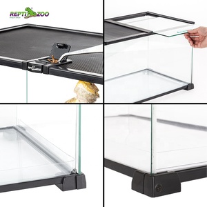 REPTIZOO 18 Gal 70 L Einfache Montage Reptilien <span class=keywords><strong>terrarium</strong></span> Verschiedene Vollglas terrarien für Snake Lizard Gecko Turtle Reptilien tank - Product Image 5
