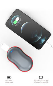 新产品2025 OEM标志便携式户外野营取暖器大4000毫安便携式暖手器可充电移动电源 - Product Image 2