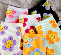 Socken Lucu untuk Anak Perempuan, Set Hadiah Katun Penuh Corful Alpukat Kartun Buah untuk Anak Perempuan