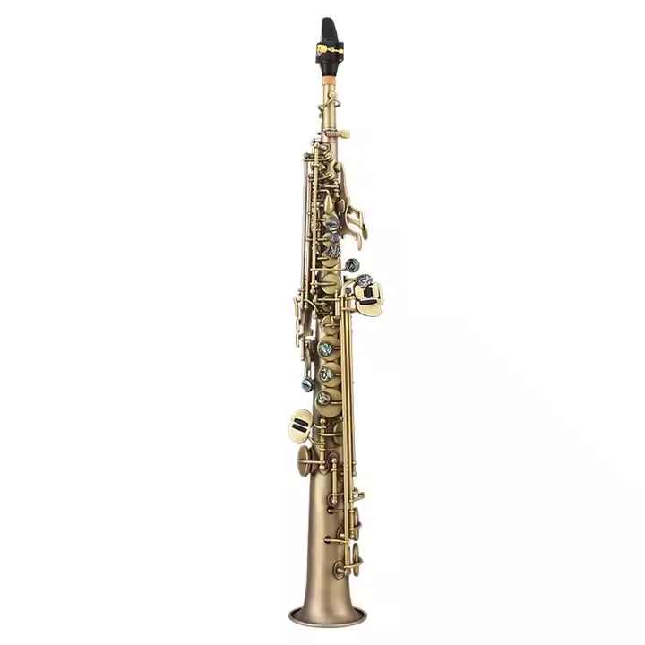 High Quality soprano B-flat Saxophone Is Painted Wholesale Price Gift Wind Instruments