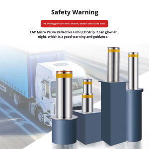 <strong>Level</strong> 2 Automatic Rising Bollards Reinforced Stainless Steel Parking Space Bollards Impact-Resistant Steel Pipe Warning <strong>Posts</strong> - Product Image 6