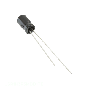 ตัวเก็บประจุแบบ Through Hole รุ่น USR1H3R3MDD1TE 3.3 ไมโครฟารัด อลูมิเนียม 3.3UF 20% 50V แบบขาเสียบ - Product Image 1