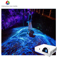 Système de projection interactif 3D tout-en-un pour l'extérieur Projecteur numérique de cartographie des sols pour l'équipement publicitaire des stades
