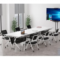 Mobilier de bureau commercial personnel pliant table longue table de formation de conférence et combinaison de chaises