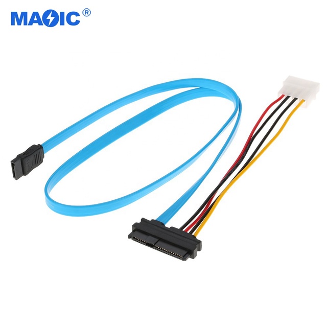 Computer Accessories OEM Sata 29Pin 7Pin IDE 4Pin SAS SFF-8482 Sata Data Power Cable Hard Drive Cables Sata Cable