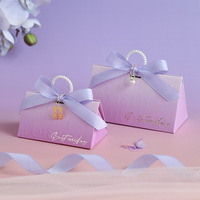 Pochettes à bonbons de mariage en papier couché faites à la main YZ, emballage cadeau de luxe écologique