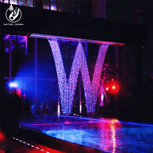 ม่านน้ำแบบดิจิตอลสำหรับตกแต่งกลางแจ้งน้ำพุมีกราฟิก<span class=keywords><strong>น้ำตก</strong></span>สำหรับทะเลสาบการใช้งานในสวน<span class=keywords><strong>หิน</strong></span> - Product Image 5