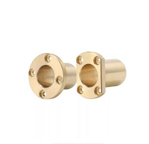 SHTZ SHTNZ <span class=keywords><strong>Manchon</strong></span> en <span class=keywords><strong>laiton</strong></span> autolubrifiant sans huile, résistant à l'usure, avec bride ronde, Marque JY - Product Image 2