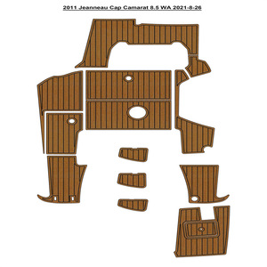 Jeanneau Cap Camarat 8.5 WA 2011, yacht à plancher avec revêtement de sol en teck EVA marin - Product Image 5
