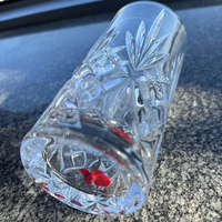 Verre à eau réutilisable de 410 ml pour la maison, design bohème, résistant à la chaleur, compatible lave-vaisselle, pour bière et jus