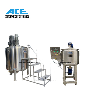 Ace Price Almacenamiento de líquidos Emulsificar Tambor Dispersor Homogeneizador Calefacción Mezclador Chaqueta Recipiente Agitador Tanque de mezcla de acero inoxidable - Product Image 6