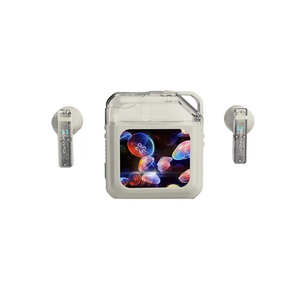 Vente en gros d'usine Écouteurs sans fil à charge rapide avec réduction de bruit Enc stéréo <span class=keywords><strong>V8</strong></span> Pro 2 ANC avec écran tactile LCD intelligent - Product Image 3