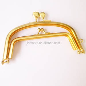 Quadrato di Disegno del Metallo Dell'<span class=keywords><strong>oro</strong></span> Della Borsa Della Frizione Cornice Bacio Catenaccio di Blocco Per Il Sacchetto - Product Image 2