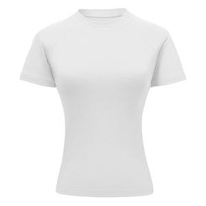 Camiseta básica de temporada 2025 para mujer, Camiseta cómoda de algodón elástico con cuello redondo raglán - Product Image 3
