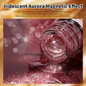 Nuevo Diseño OEM, Colores Jelly, Esmalte de Gel para Ojos de Gato de Alta Densidad 4D, Colección de Esmaltes de Gel UV, Esmalte de Uñas de Marca Privada - Product Image 3