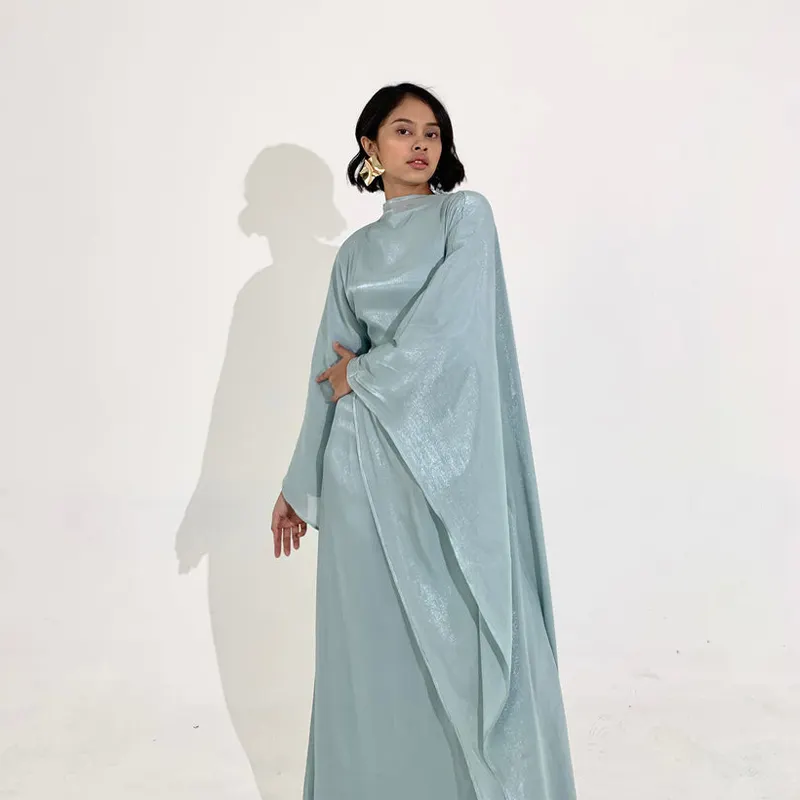 Новое дизайнерское мусульманское платье с открытой абайей