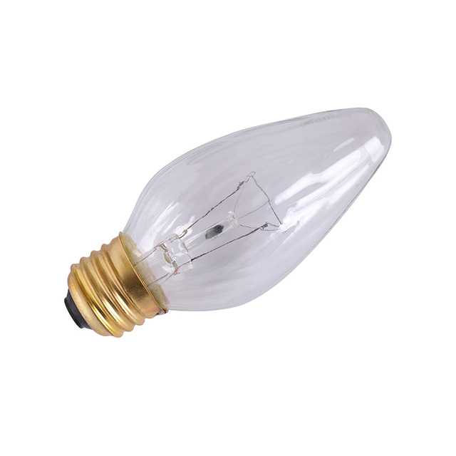 Customized F15 E26 Incandescent Bulb Cheap Incandescent F15 Light Bulb 40 Watt Clear F15 Incandescent Light Bulb