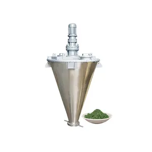 Vertical Industrial Chemical Double Screw Conical Food Detergent Dry Powder Ribbon Blender Mixer machine For Ceramic Powder