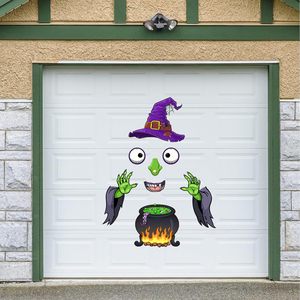 Kit d'aimants de réfrigérateur en polyrésine personnalisés pour Halloween, araignée, sorcière, citrouille maléfique, visage de monstre vert, décoration magnétique de porte de garage, logo - Product Image 2