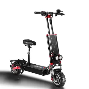 Scooters elétricos potentes para adultos, preço de fábrica de 11/13 polegadas, scooter elétrica com motor duplo para adultos