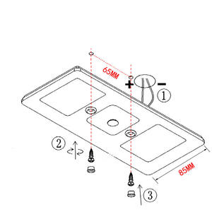 <span class=keywords><strong>Plafonnier</strong></span> <span class=keywords><strong>LED</strong></span> <span class=keywords><strong>12V</strong></span> 24V <span class=keywords><strong>Interrupteur</strong></span> tactile Dimmable Campervan RV Encastré <span class=keywords><strong>avec</strong></span> lentille en cristal acrylique de luxe - Product Image 5
