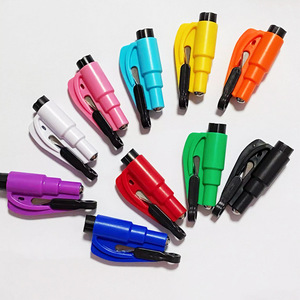 Martillo de Emergencia Mini para Auto, Herramienta de Seguridad de Material ABS con Silbato y Bola de Acero, Versión para Uso en Emergencias Vehiculares - Product Image 1