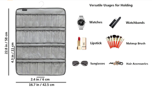 Đa Chức Năng Kim Loại Móc Đồng Hồ Ban Nhạc Tổ Chức Có Thể Gập Lại Tường Lưu Trữ Hiển Thị Trường Hợp Cho Đồng Hồ Dây Đeo Và Túi Xách - Product Image 4
