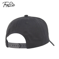 Gorro de Béisbol de 5 Paneles Negro de Alta Calidad, Gorra de Béisbol con Logotipo Bordado Personalizado de Algodón en Oferta para Hombre