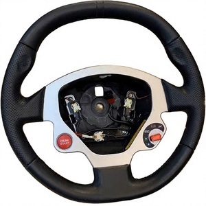 Modification du volant pour Ferrari 488 Spider, mise à niveau de la console centrale, couvre-tableau de bord, garnitures intérieures en fibre de carbone - Product Image 4