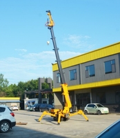 Vente en gros de mini grue diesel CE/EPA Petite grue mobile en caoutchouc Grue araignée lourde sur chenilles de 3 tonnes Prix d'usine