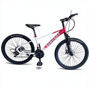 Bicicletta da Montagna con Telaio in Acciaio al Carbonio, 21 Velocità, Freni a Disco, Pedali Antiscivolo, Sospensioni Anteriori/Posteriori, Ruote in Lega di Alluminio - Product Image 2