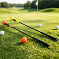 Entraîneur de swing de golf avec poignée et poids réglable, aide à l'entraînement pour les golfeurs, entraîneur de swing pour la pratique du golf