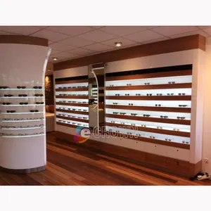 Store Wooden Used optical shop design Commercial optical store Display counter store design counter OEM