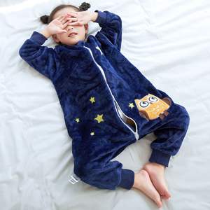 <span class=keywords><strong>Saco</strong></span> de dormir para bebé con piernas, mameluco de franela para niño pequeño, <span class=keywords><strong>saco</strong></span> de dormir, manta usable infantil para otoño e <span class=keywords><strong>invierno</strong></span>, <span class=keywords><strong>pijama</strong></span> - Product Image 2