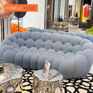 Canapé d'angle confortable en tissu Pomelohome Bubble Soccer, ensemble de meubles - Product Image 5