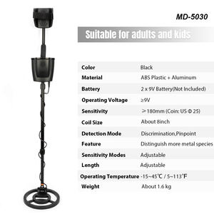<span class=keywords><strong>Detector</strong></span> de Metais Subterrâneo de Alta Sensibilidade <span class=keywords><strong>MD</strong></span>-<span class=keywords><strong>5030</strong></span> <span class=keywords><strong>Detector</strong></span> de Ouro - Product Image 2