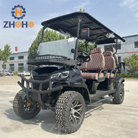 Nouveau design 2 4 6 8 Seat Street Legal Batterie au lithium Voiture de golf tout-terrain Voiturette de golf électrique