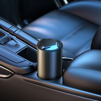 Diffuseur de parfum de luxe sans fil automatique et sans eau, alimenté par batterie, pour voiture, avec lumière d'ambiance et design portable